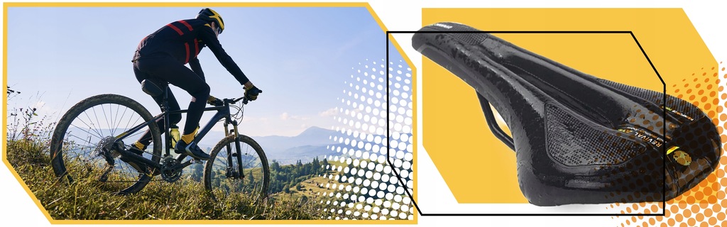 SIODŁO ROWEROWE WYGODNE miękkie SIODEŁKO SPORTOWE SZEROKIE EXTRA WENTYLACJA EAN (GTIN) 5906700044816